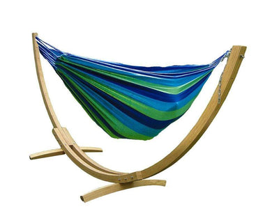 Hammock Universe Canada Deluxe Brazilian Style Double Hammock with Bamboo Stand rio / ca 738447505160 20138+BHS-C