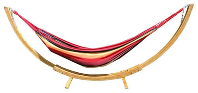 Hammock Universe Canada Deluxe Brazilian Style Double Hammock with Bamboo Stand tropical / ca 738447505146 20136+BHS-C