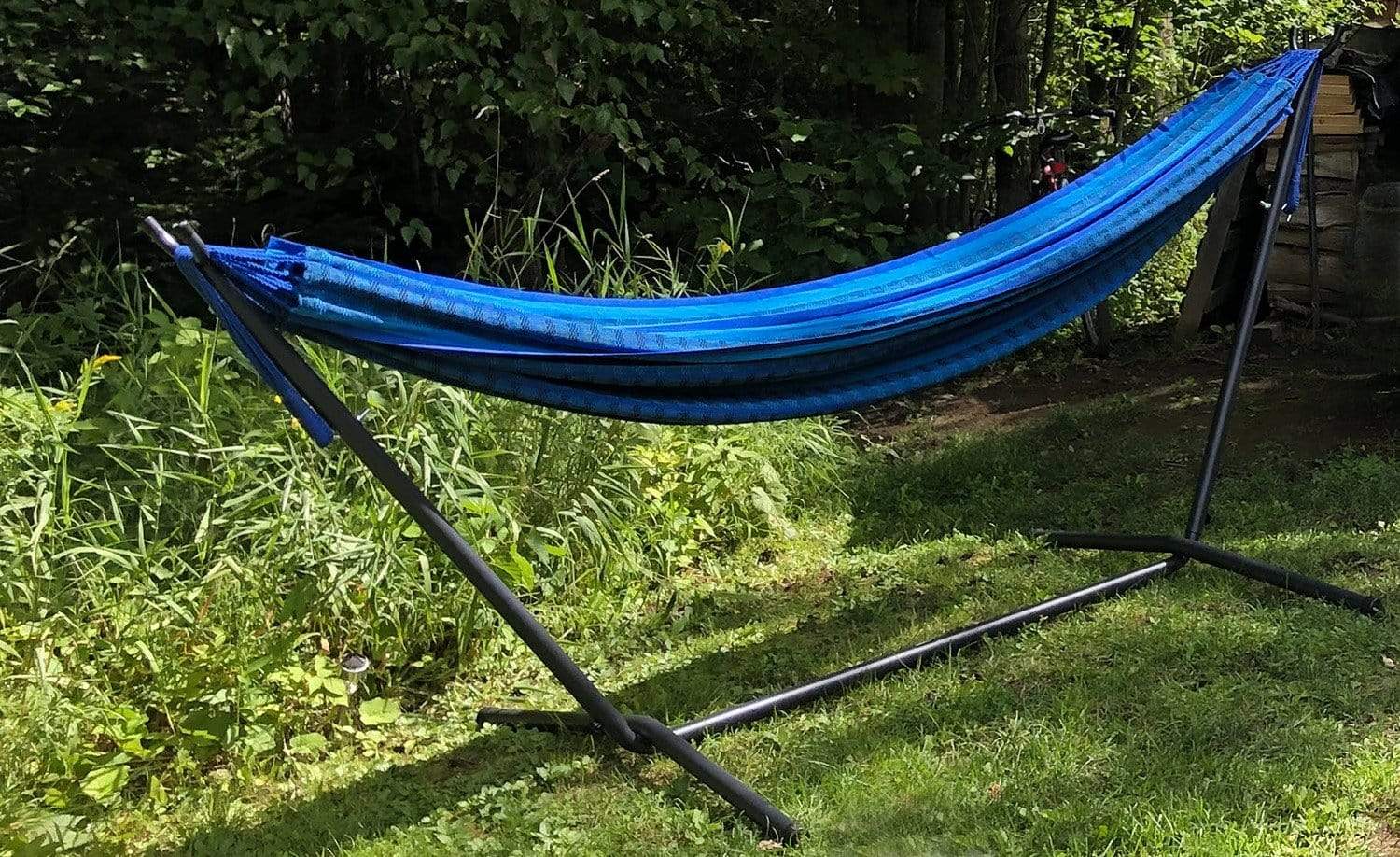 Hammock Universe Canada Premium Brazilian Style Double Hammock with Universal Stand cabo 794604045504 20190+75121