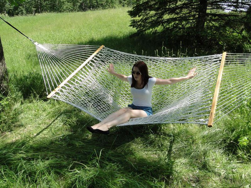 Outdoor top rope hammock