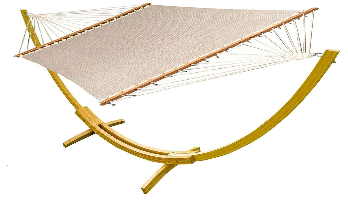 Hammock Universe Canada Poolside | Lake Hammock with Bamboo Stand sand-patterns / ca 794604045801 PLH-S+BHS-C