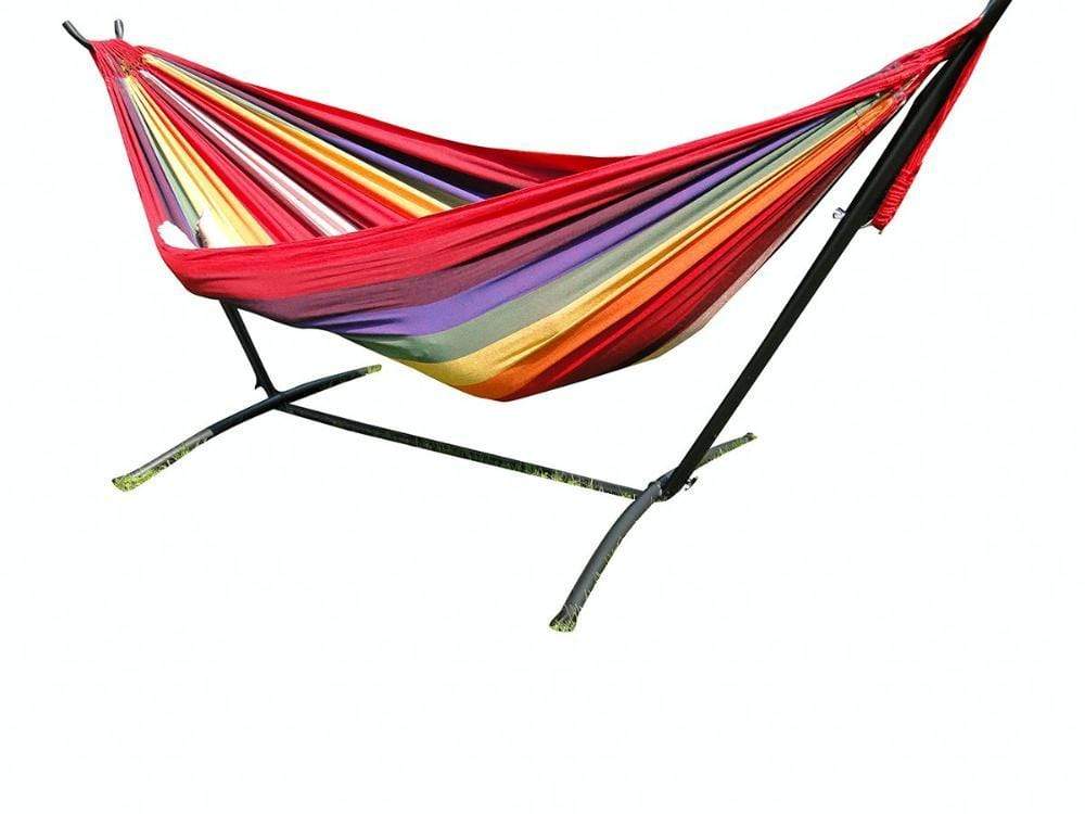Hammock Universe Canada Deluxe Brazilian Double Hammock with Universal Stand tropical / ca 738447504866 20136+75121G
