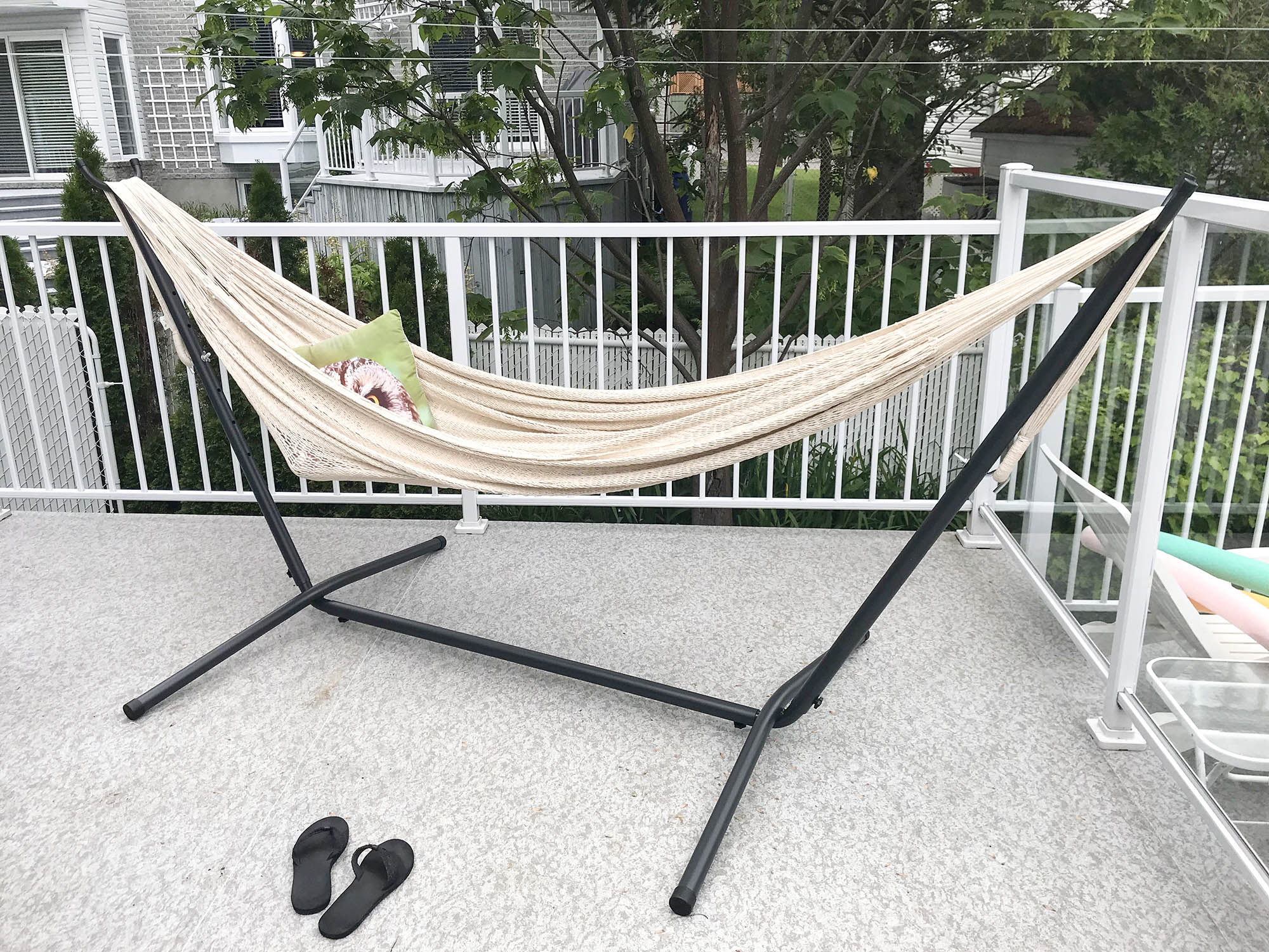 Hammock Universe Canada XL Thick Cord Mayan Hammock with Universal Stand natural / ca 738447505252 #24-MHXLTC-N+75121