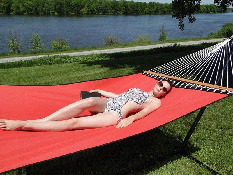 Hammock Universe Canada Poolside | Lake Hammock with Bamboo Stand