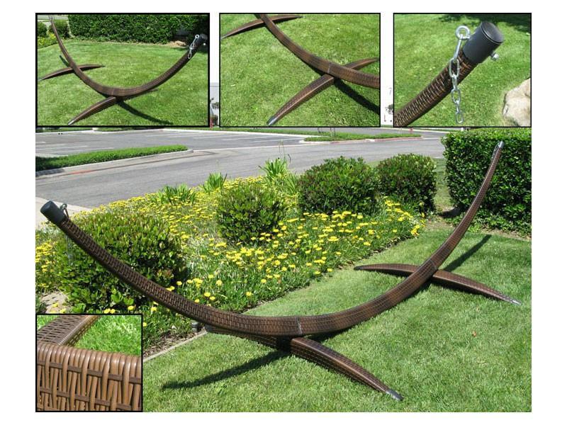 Wicker hammock stand 2025