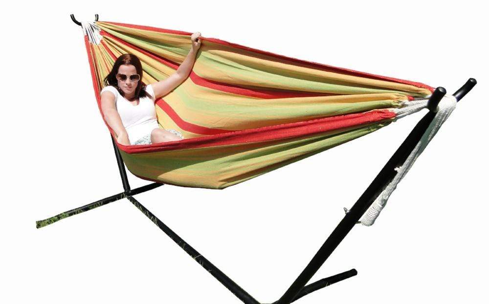 Hammock Universe Canada Deluxe Brazilian Double Hammock with Universal Stand ubatuba / ca 738447504910 20137+75121