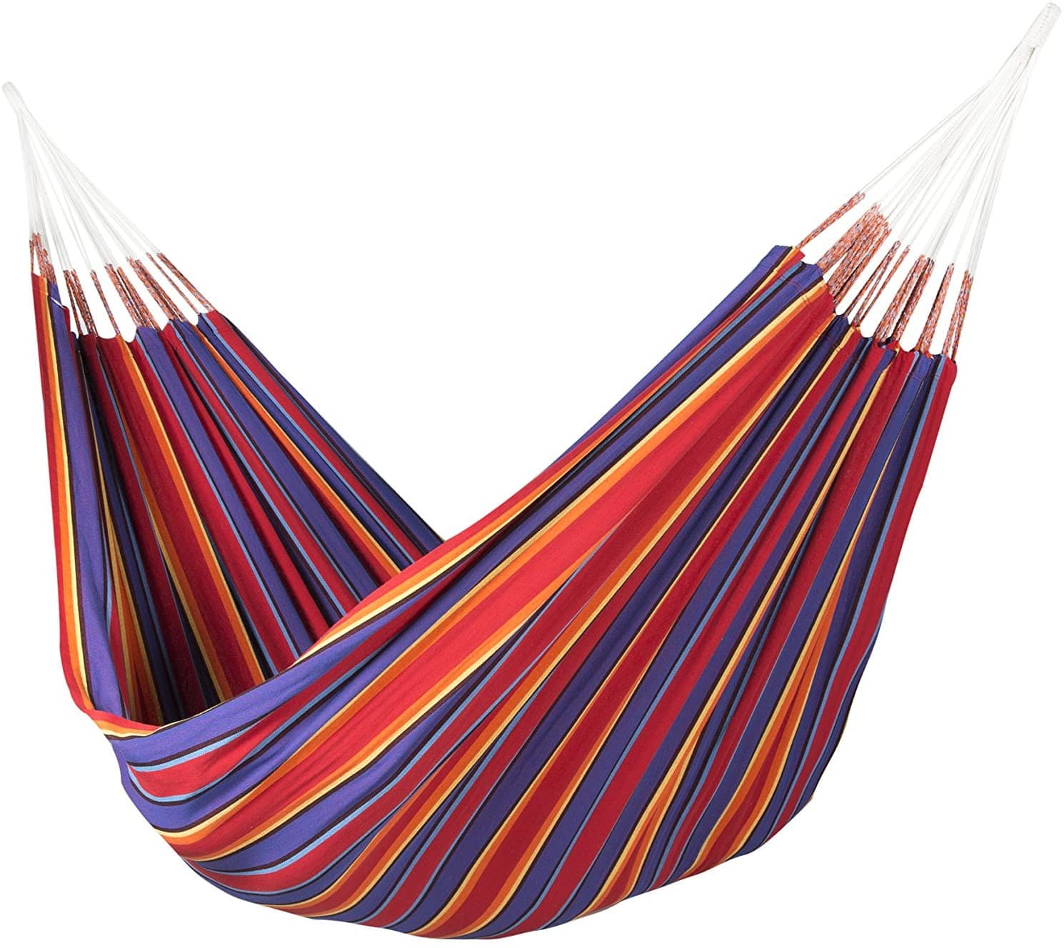 Hammock Universe Canada Premium Brazilian Style Double Hammock with Bamboo Stand